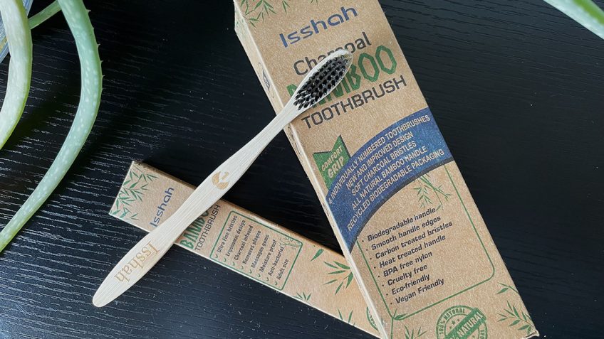 Isshah Charcoal Bamboo Toothbrush